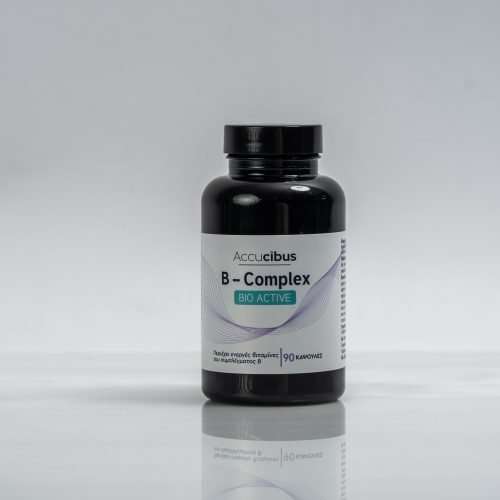 Accucibus B-Complex Bio Active, 90 φυτικές κάψουλες